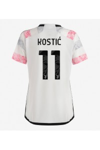 Fotbalové Dres Juventus Filip Kostic #11 Dámské Venkovní Oblečení 2023-24 Krátký Rukáv